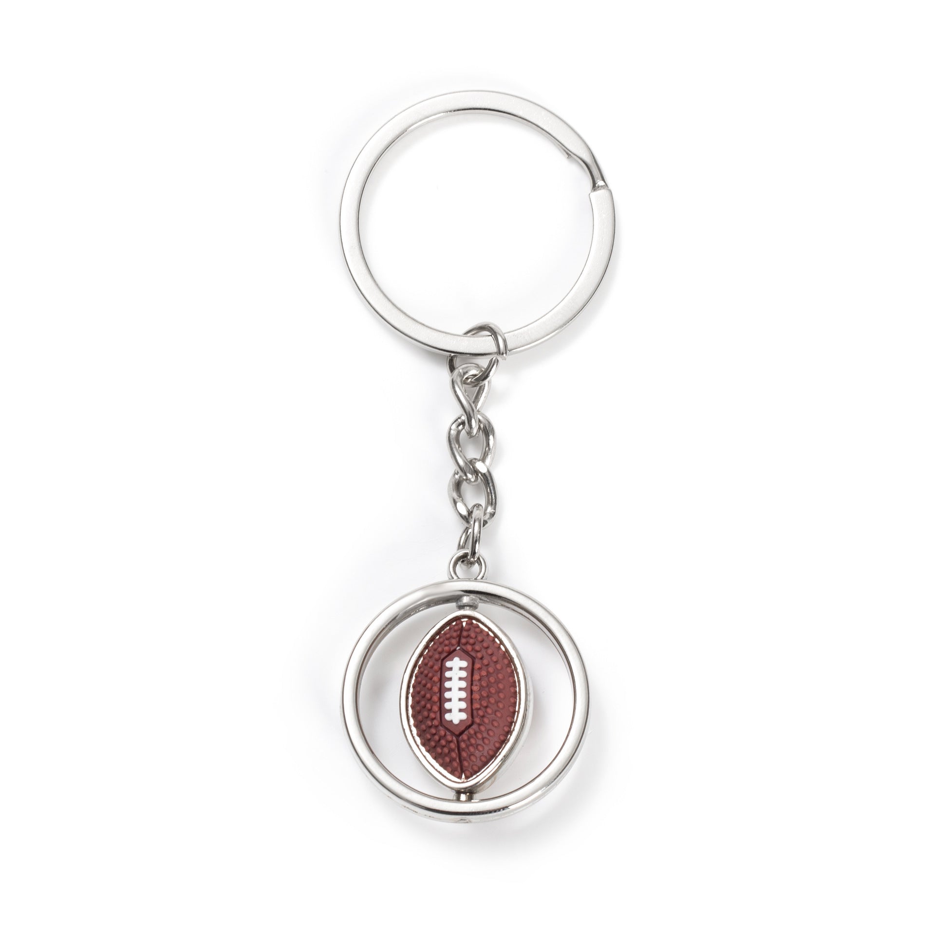 Wholesale Spinning Small Basketball Alloy Keychains